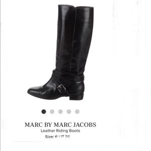 Marc by Marc Jacobs Leather Knee-High Riding Boots size 6